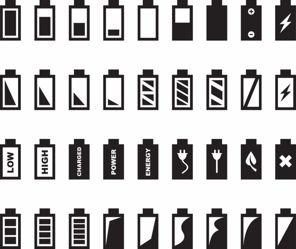 battery, icons, set of icons, charge, charged, discharged, torch, energy, low, high, strong, electricity, positive, lightning, negative, low energy, empty, full, aaa battery, aa battery, alkaline, source, battery, battery, battery, battery, battery